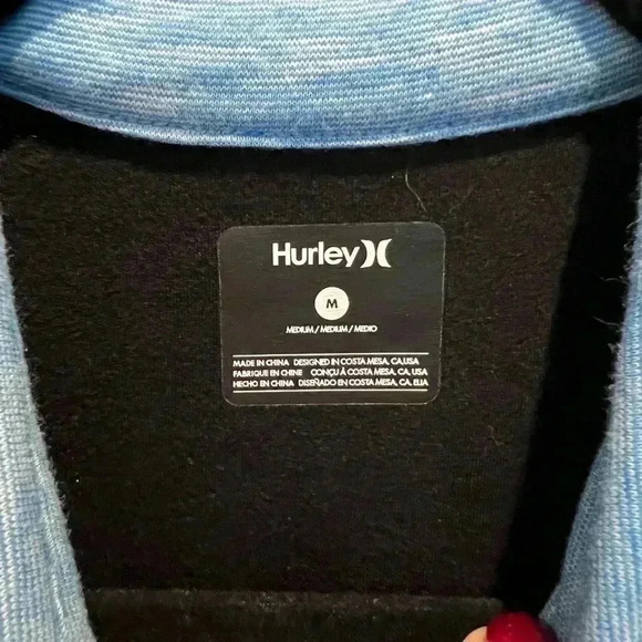 Hurley Men’s Performance Short Sleeve Polo- Blue- Size Medium - Picture 4 of 5